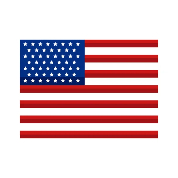 Σημαία Ηνωμένων Πολιτειών Αμερικής — Διανυσματικό Αρχείο