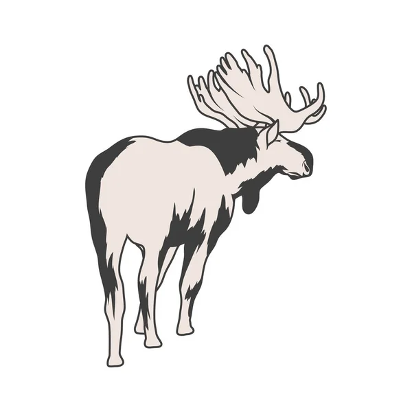 Orignal animal icône — Image vectorielle