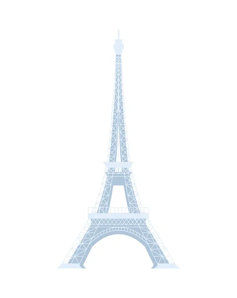 Monument de la tour eiffle — Image vectorielle