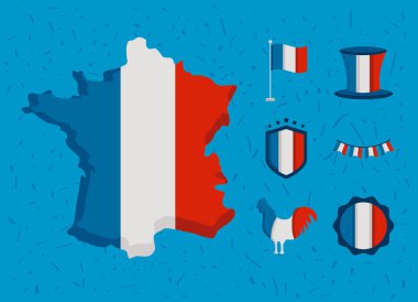 Fransa Bastille simgeleri