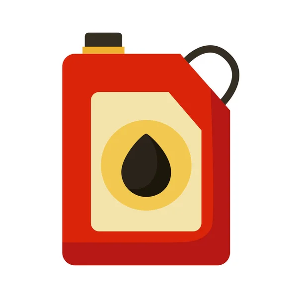 Oil gallon tank — Stock Vector