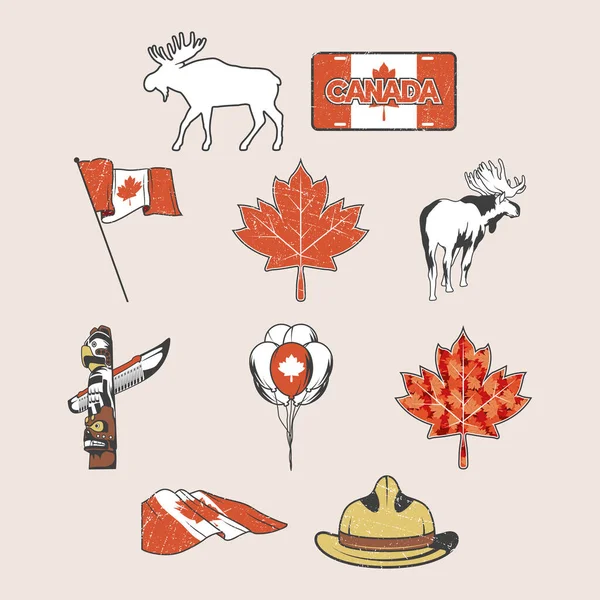 Δέκα είδη ημέρα του Καναδά — Διανυσματικό Αρχείο