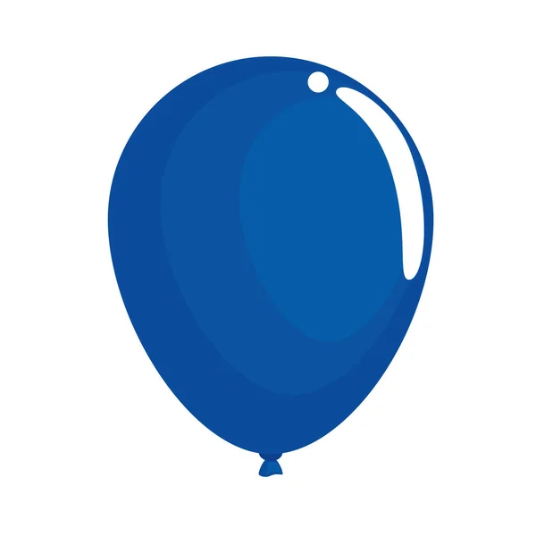 Blue balloon icon — Stock Vector