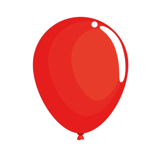 Ikon balon merah - Stok Vektor