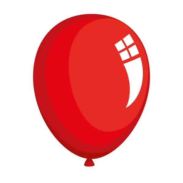 Red balloon icon — Stock Vector