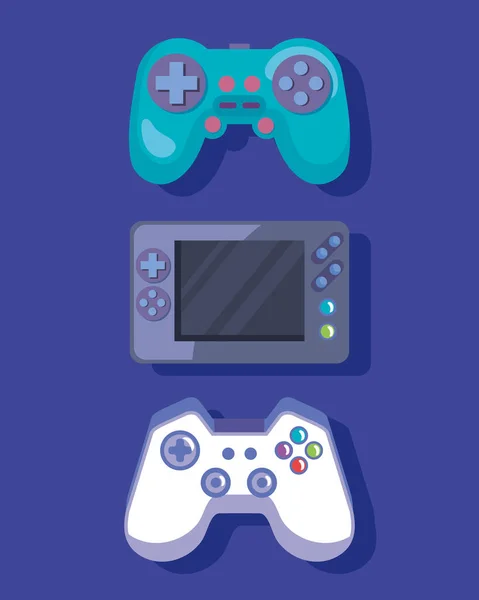 Videogame controls set — Stock Vector