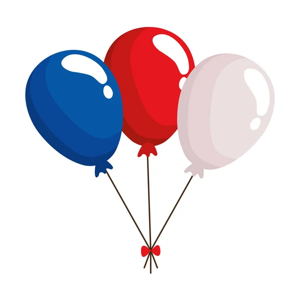 Birleşik Devletler balonları — Stok Vektör