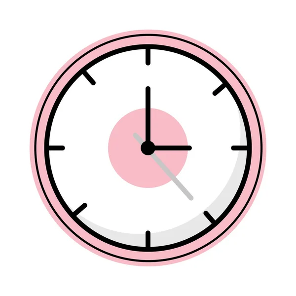 Icono de reloj aislado — Vector de stock