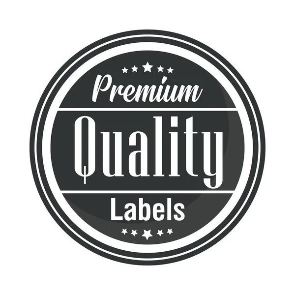 Label kualitas premium meterai - Stok Vektor