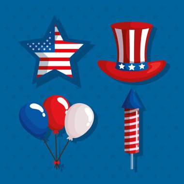 Bağımsızlık Günü sembolü koleksiyonu