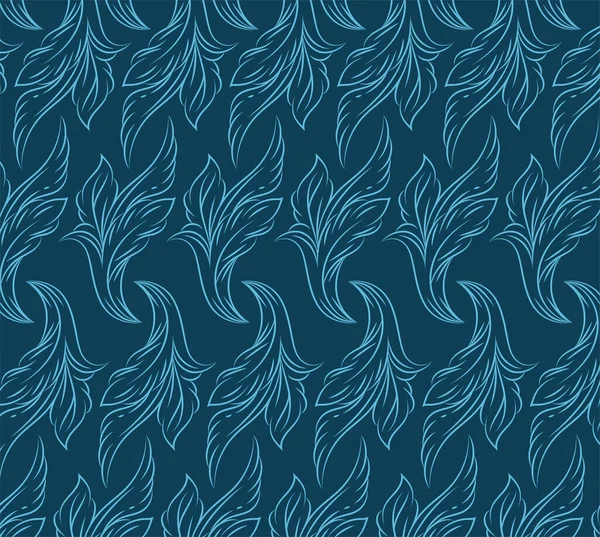 Blue baroque background — Stockvektor