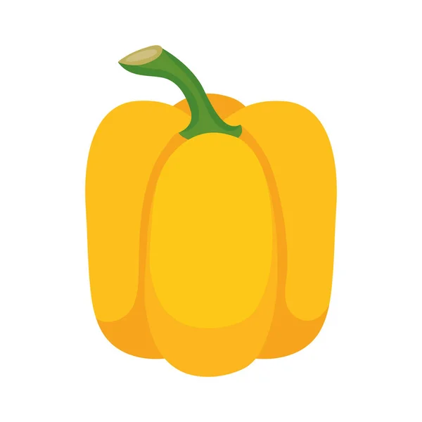 Pimiento amarillo vegetal — Vector de stock