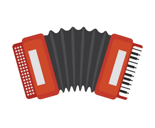 Icône accordéon classique — Image vectorielle