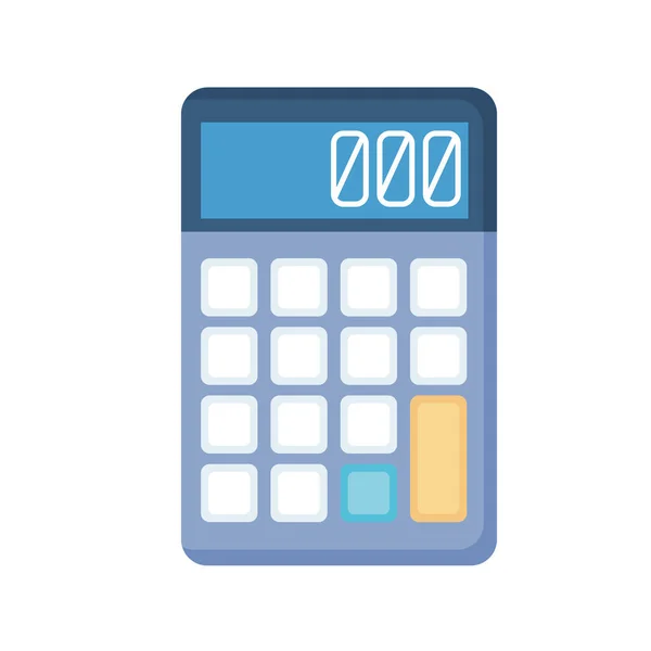 Izolovaná elektronická kalkulačka — Stockový vektor