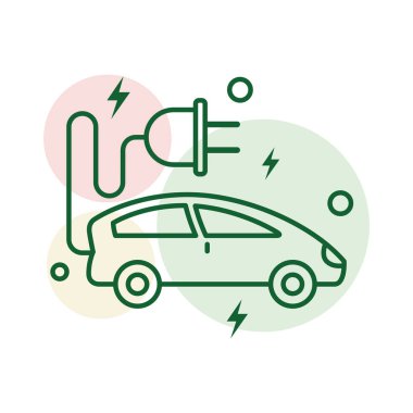 enerji otomobil simgesi