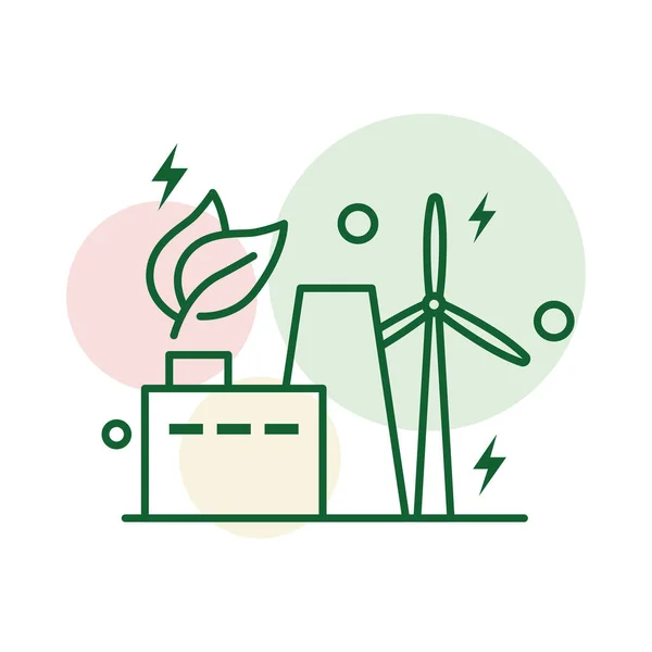 Energia verde eco — Vettoriale Stock