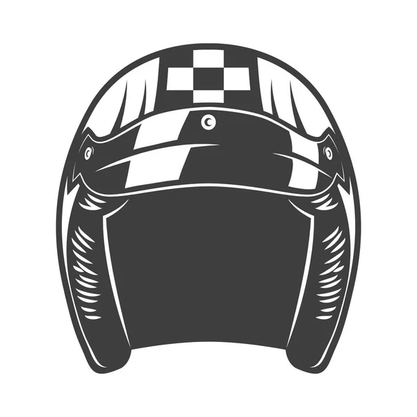Значок гоночного шлема — стоковый вектор