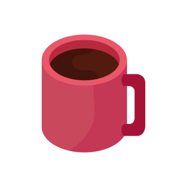 kırmızı kahve kupası.