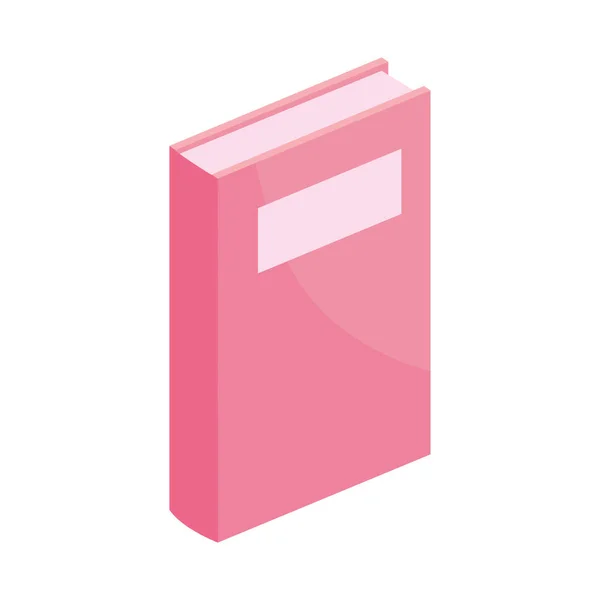 Capa do livro rosa — Vetor de Stock