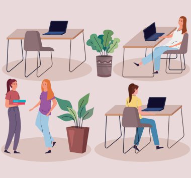 ofis çalışanları koleksiyonu