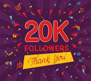 20 bin takipçi posteri