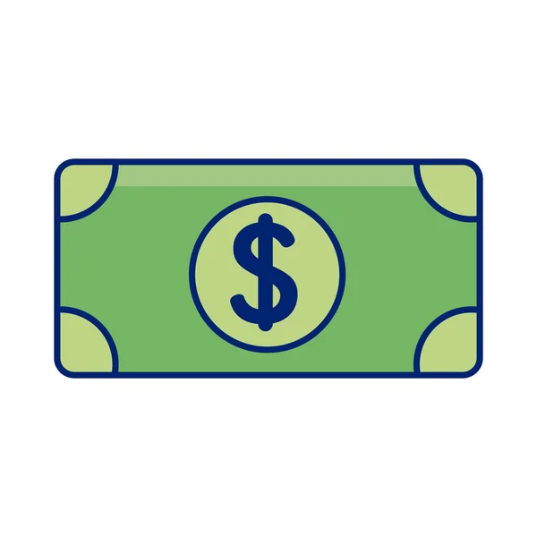 Money bill icon — Stock Vector