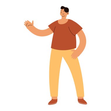 İzole edilmiş insan avatarı