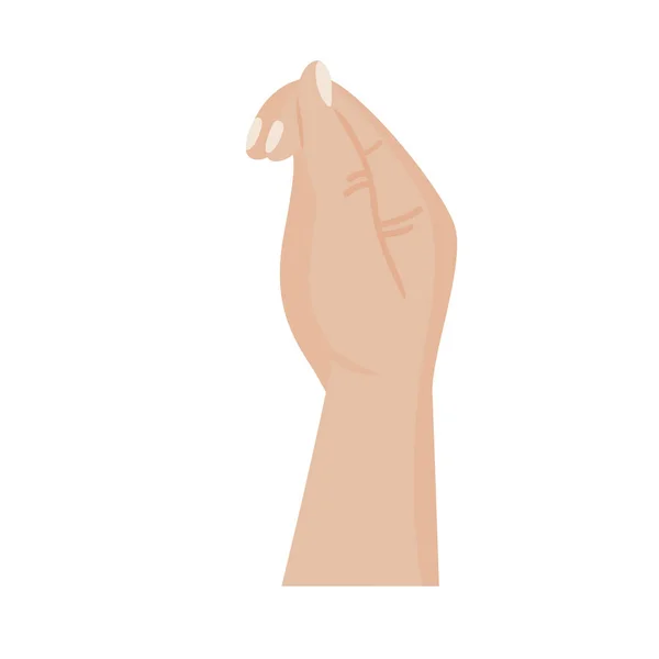 Человеческая рука рядом — стоковый вектор