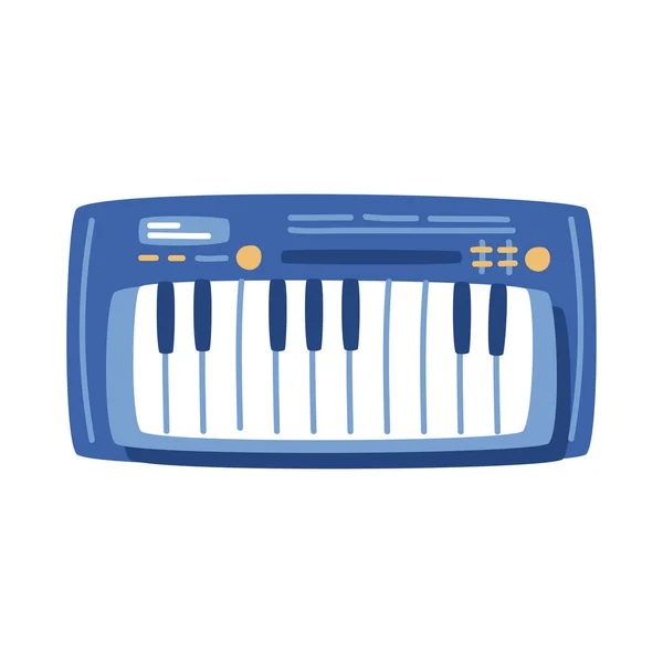 Instrumento de música de piano — Vector de stock