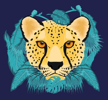 Sevimli leopar surat.
