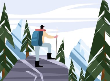 Kayalıklardaki gezgin