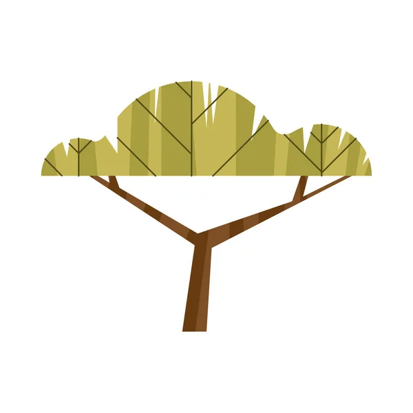 木の植物のアイコン — ストックベクタ