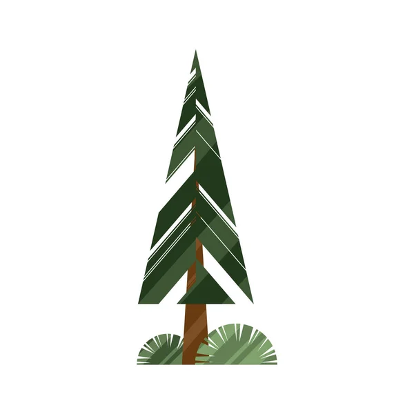 Pine tree icon — Stock Vector