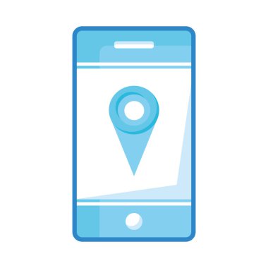 Akıllı telefonun içinde GPS işareti