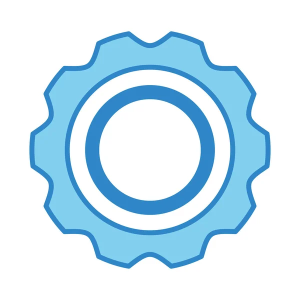 Modrá ikona zařízení — Stockový vektor