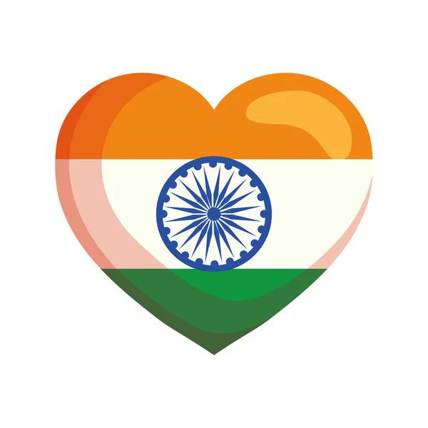 印度心脏图标 — 图库矢量图片