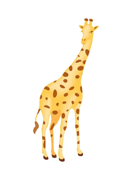 Милый жираф мультфильм — стоковый вектор