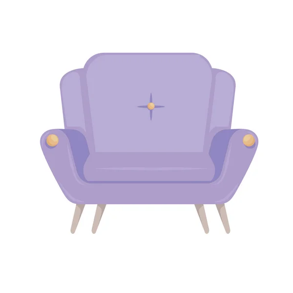 Pohovka obývací pokoj nábytek — Stockový vektor