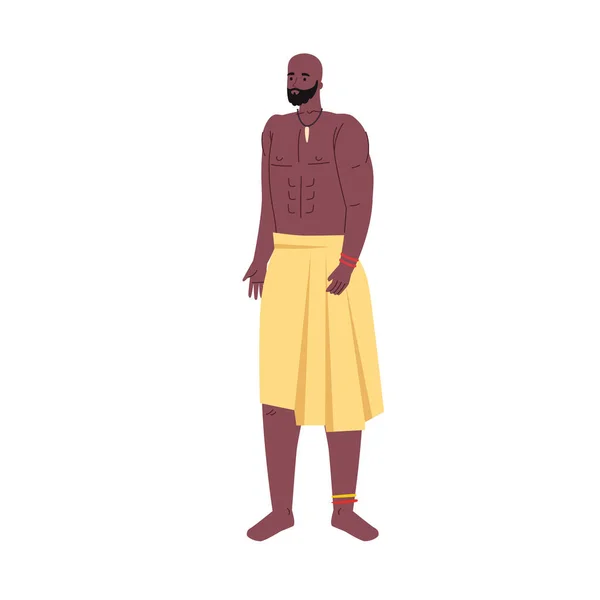 Afro male aborigin — Image vectorielle