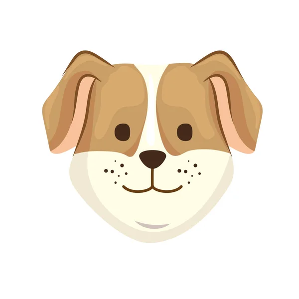 Κεφάλι μασκότ σκύλου — Διανυσματικό Αρχείο
