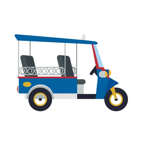 Thailand tuk tuk icon — Stockvektor