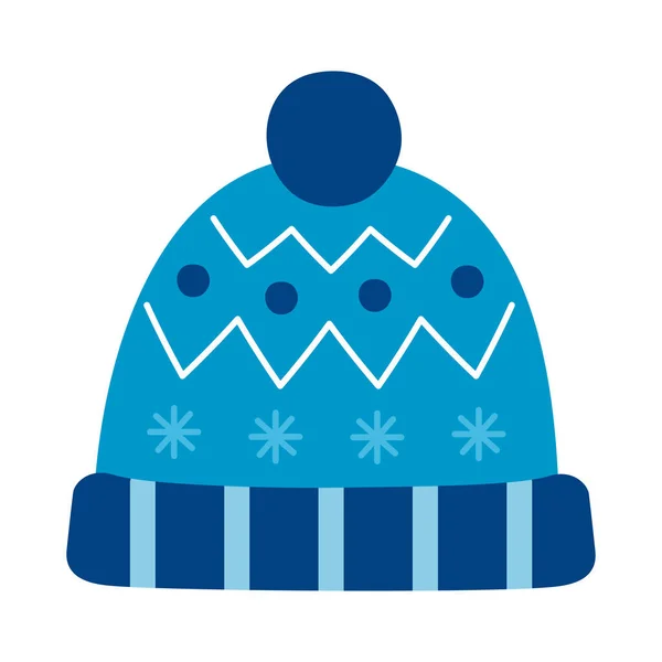 Zimní klobouk příslušenství — Stockový vektor