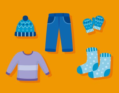 beş kış mevsimi simgesi