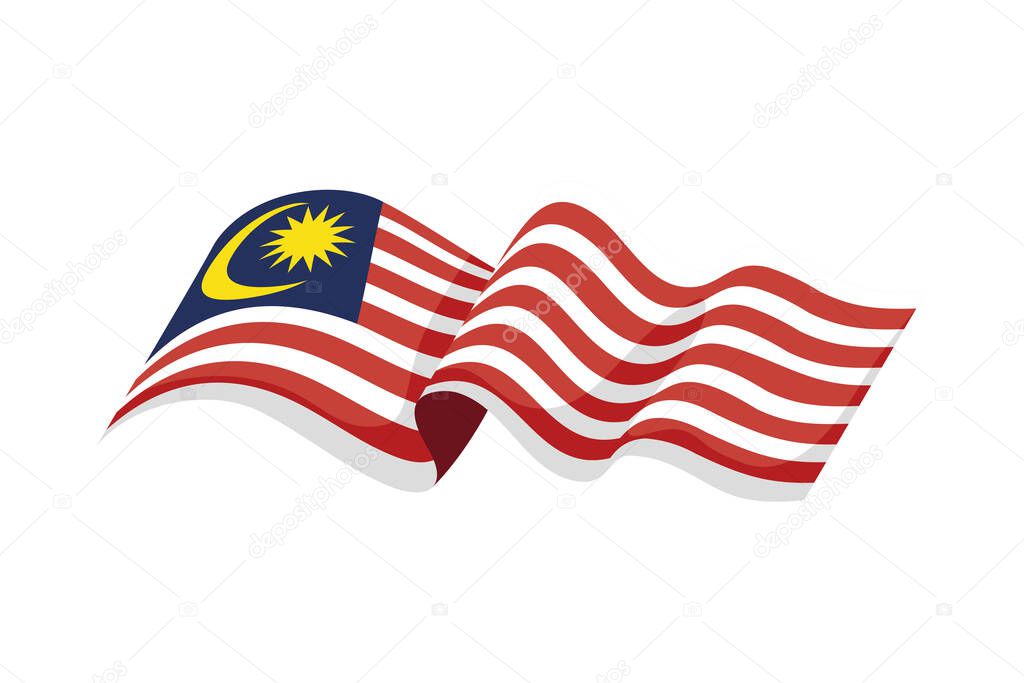 malaysia flag waving