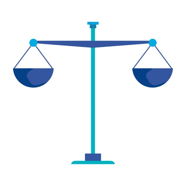 Scale balance icon — Stock Vector
