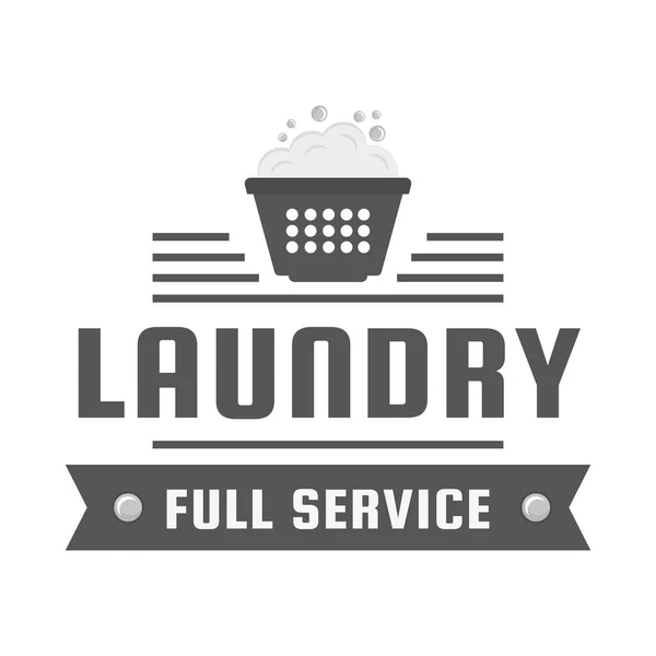 Servicio de lavandería completo — Vector de stock