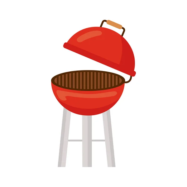 Barbacoa parrilla icono — Vector de stock