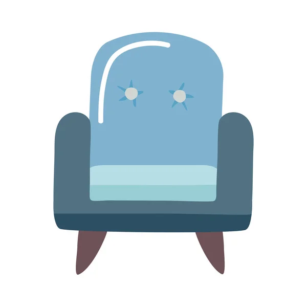 Diseño de silla de casa — Vector de stock