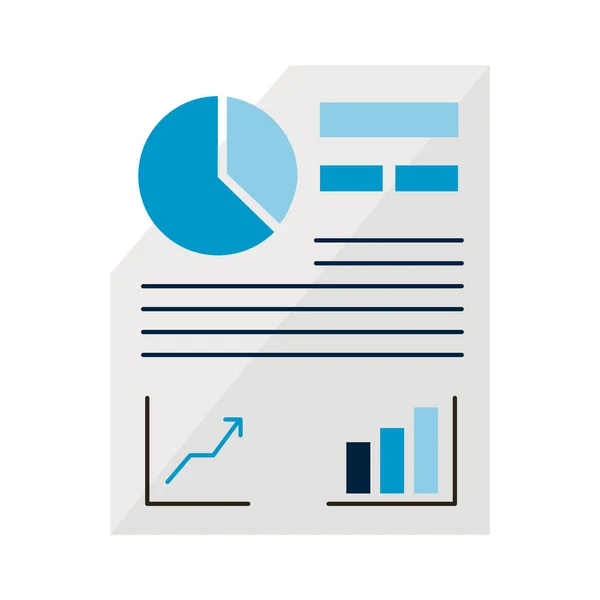 Infografikus pite diagram — Stock Vector