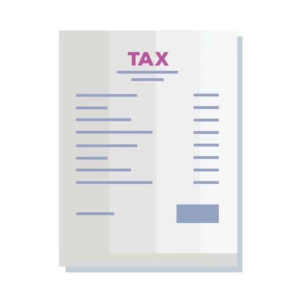 Tax documents paper — Stockvektor